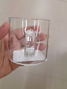 Premium 6pc Glass Tea Cups Mini Multicolor