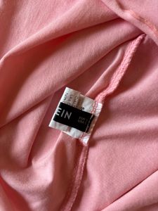 Shein Pink Drawstring Crop Top