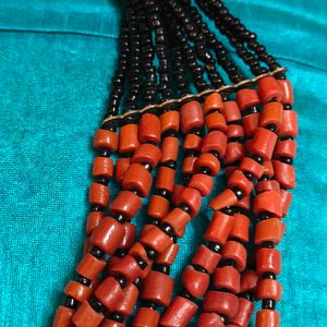 Vintage 100% Coral Layered Necklace