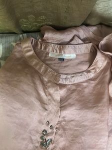 Pink Satin Tunic