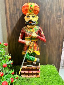 Vintage Decor Wooden Figurine Set