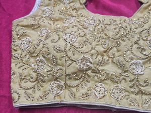Embroidered Gold Blouse