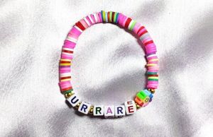 Colorful Custom name bracelet