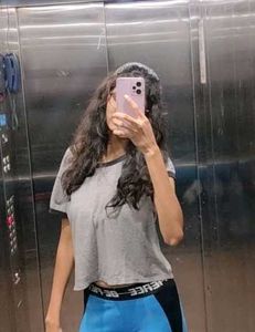 Forever 21 Casual Grey Top For Women Comfortable