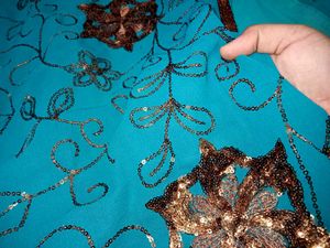 sarees in sea green colour