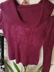 turtle neck shaded wool Sweater