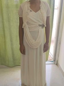 Vintage Cream Maxi Dress