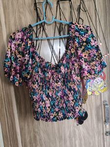 It Is A Beautiful Colourful Crop Top...