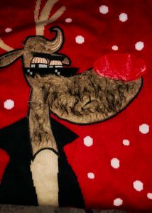 Festive Reindeer Christmas Sweater