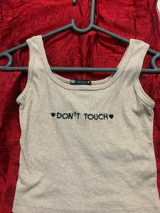 "Don't Touch" Graphic Tank Top