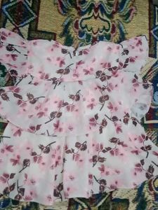 Cute Floral Girls Top