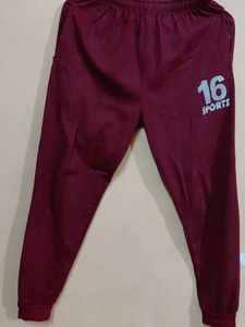 Burgundy Sports Joggers