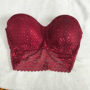 Padded Underwired Full Coverage Lace Bra