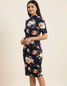 Floral Print Bodycon Dress