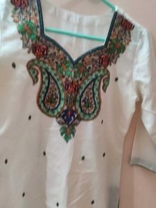 Elegant Embroidered Kurta