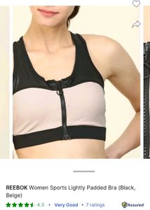 Front Zip Sports Bra