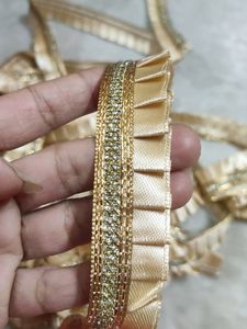 Pleated Lace For Saree