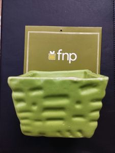 Gift ❤️ Square Ceramic Red Planter