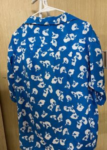 Vibrant Blue PierBe Made in France Abstract Floral