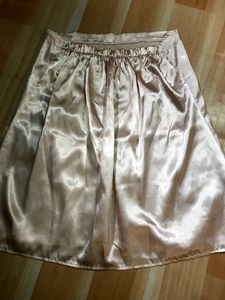 Satin Mini Skirt