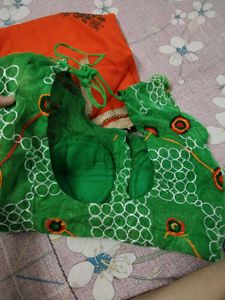 Orange Saree