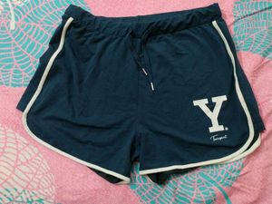 Navy Active Shorts Yale Logo (XXL)