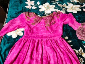 Pink Floral Dress