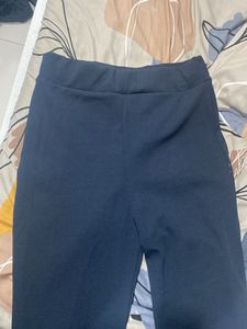 Navy Blue Flared Pants