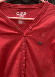 Ajile Button Down Top