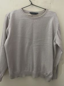 Elegant Beige Knit Sweater