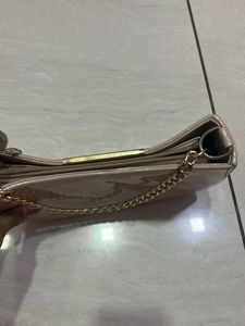 Chic Shoulder Bag with Chain Detail