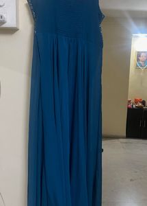 Elegant Teal Maxi Dress
