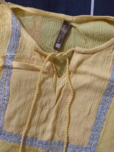 Yellow Tunic Top