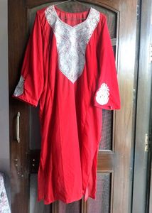 Embroidered pheran from Kashmir