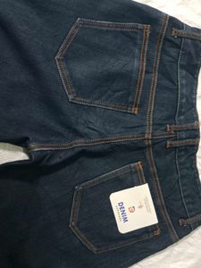 Dark Blue Denim Jeans