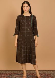 Max Chocolate Brown Kurta