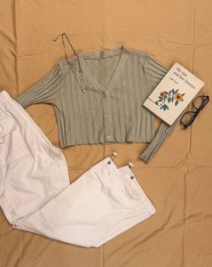 Cute Cropped Cardigan