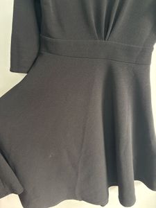 Sheetal Associates Women Fit And Flare Black Dress