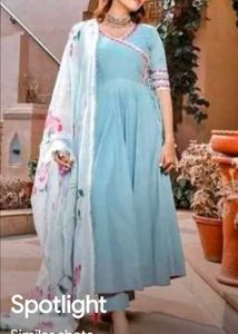 Party Wear Anarkali Suit With Dupatta