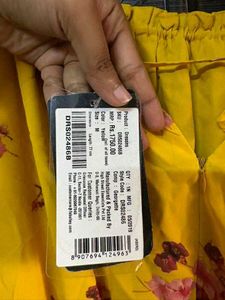 Faballey Yellow Dress With Tag