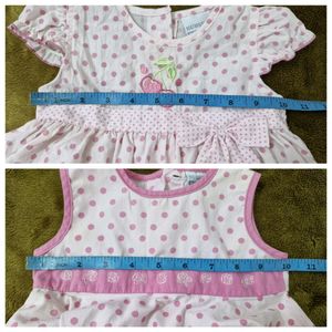 Set Of 2 Baby Dresses 12m
