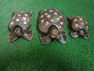 Pure Wooden Home Decor Turtle
