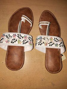 Embellished Flat Sandals
