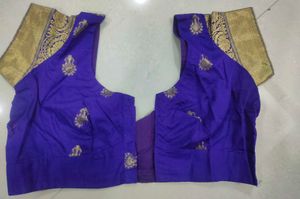 Pink &amp; Blue Banarasi  Saree