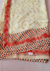 printed saree