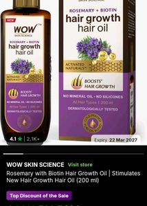 Rosemary Biotin Hair Oil