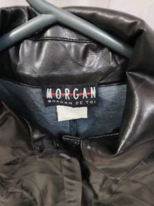 Black Faux Leather Jacket