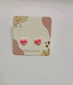 Heart Stud Earrings