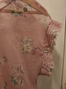 ZARA BEAUTIFUL MESH TOP