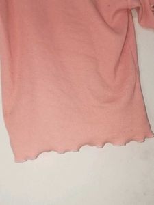 Pink Colour Crop Top For Girls . Its Very Cute 💓